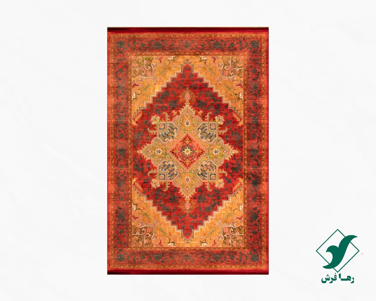 t-1096-1.webp فرش ابریشم ماشینی T1096 قرمز