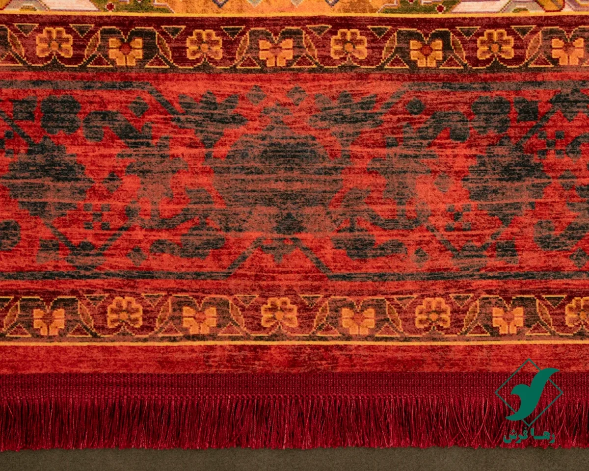 t-1096-5.webp فرش ابریشم ماشینی T1096 قرمز