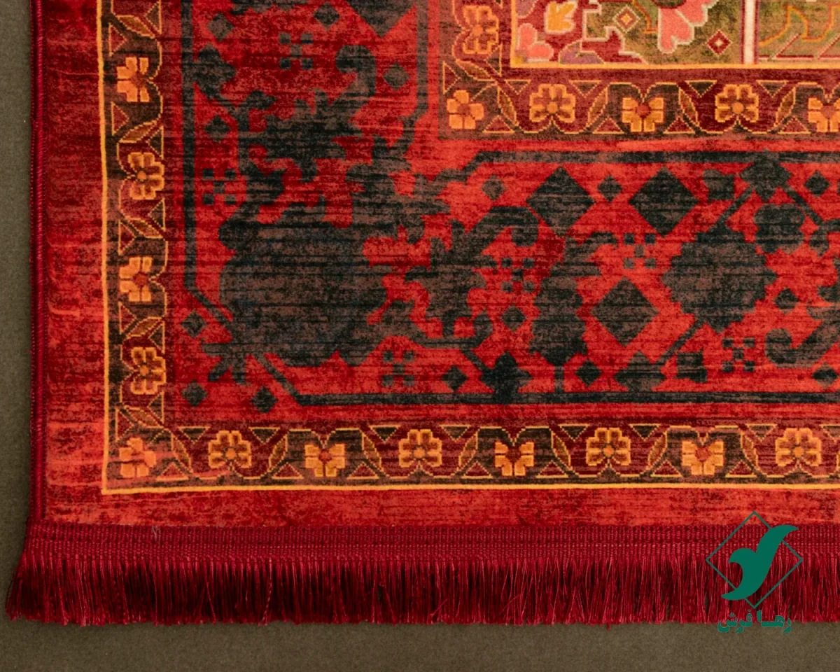 t-1096-6.webp فرش ابریشم ماشینی T1096 قرمز
