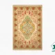 فرش ابریشم ماشینی T1113 کرم